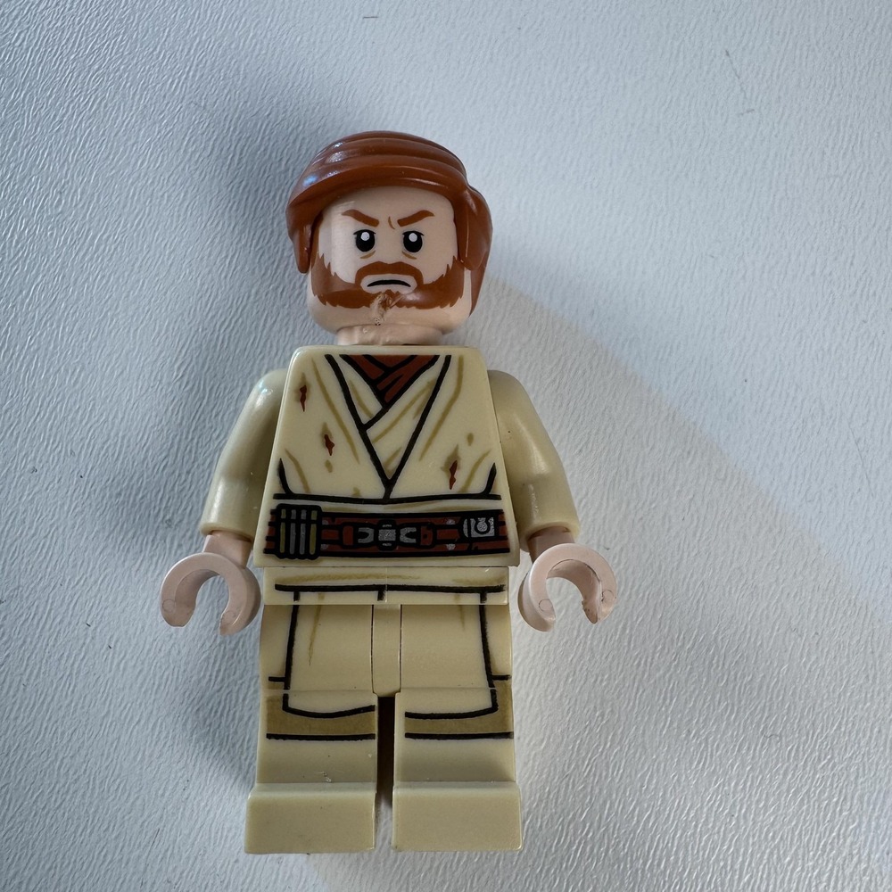 LEGO Star Wars Obi-Wan Kenobi SW0535 Minifigure Brown Hair Figure Minifig